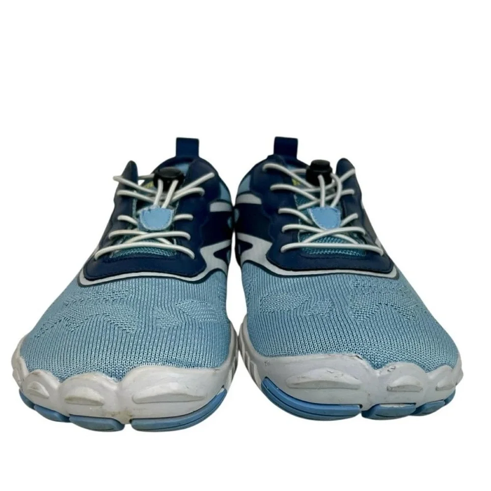 HOBIBEAR Barefoot Water Shoes Men Women Aqua Socks Blue Size 40 9.5